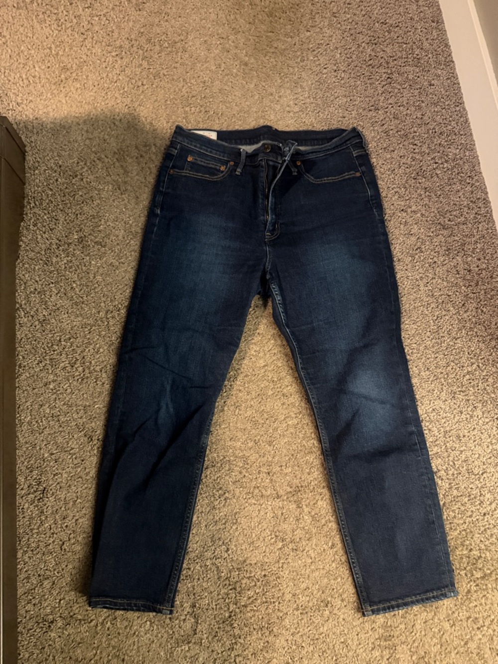 GAP Vintage Slim High Rise Jeans - Indigo with Red Label